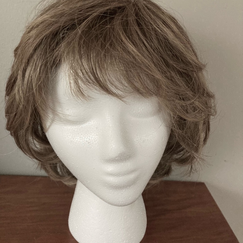 Stylish Light Brown Lace Front Synthetic Wig